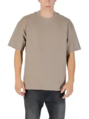 "Gianni Lupo T-Shirts im Sale | Gianni Lupo Herren T-Shirt Beige Frühling Sommer online kaufen"|Planet-Deluxe