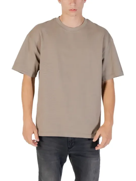 "Gianni Lupo T-Shirts im Sale | Gianni Lupo Herren T-Shirt Beige Frühling Sommer online kaufen"|Planet-Deluxe