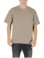 "Gianni Lupo T-Shirts im Sale | Gianni Lupo Herren T-Shirt Beige Frühling Sommer online kaufen"|Planet-Deluxe