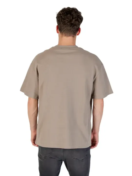 "Gianni Lupo T-Shirts im Sale | Gianni Lupo Herren T-Shirt Beige Frühling Sommer online kaufen"|Planet-Deluxe
