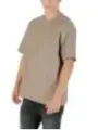 "Gianni Lupo T-Shirts im Sale | Gianni Lupo Herren T-Shirt Beige Frühling Sommer online kaufen"|Planet-Deluxe