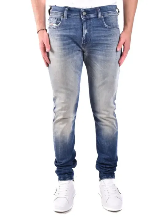 "Diesel Jeans im Sale | Diesel Herren Jeans Blau Herbst-Winter Baumwolle Vintage Look online kaufen"|Planet-Deluxe