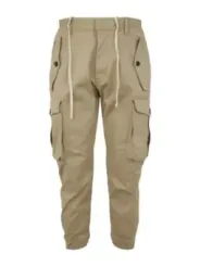 "Dsquared2 Hosen im Sale | Dsquared2 Herren Herbst/Winter Beige Baumwollhose online kaufen"|Planet-Deluxe