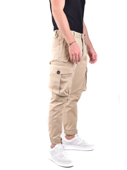 "Dsquared2 Hosen im Sale | Dsquared2 Herren Herbst/Winter Beige Baumwollhose online kaufen"|Planet-Deluxe