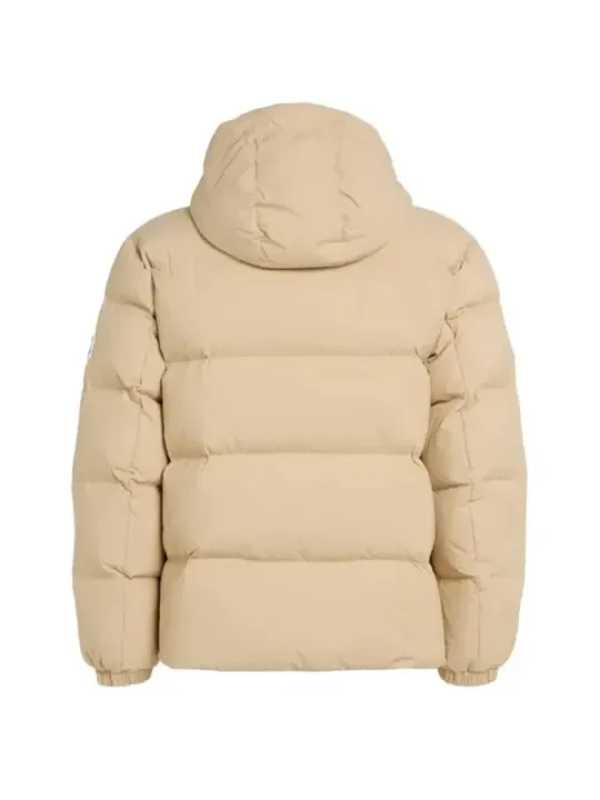 "Tommy Jeans Jacken im Sale | Tommy Jeans Herrenjacke Beige mit Kapuze Reißverschluss online kaufen"|Planet-Deluxe