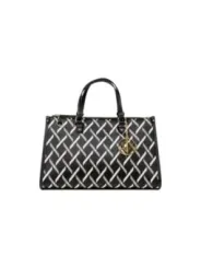 "Armani Exchange Einzelstücke & Seltenheiten im Sale | Armani Exchange Damen Handtasche Schwarz mit Druckmuster – Elegante Schultertasche für Herbst/Winter, 20x32x13 cm   online kaufen"|Planet-Deluxe