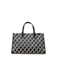 "Armani Exchange Einzelstücke & Seltenheiten im Sale | Armani Exchange Damen Handtasche Schwarz mit Druckmuster – Elegante Schultertasche für Herbst/Winter, 20x32x13 cm   online kaufen"|Planet-Deluxe