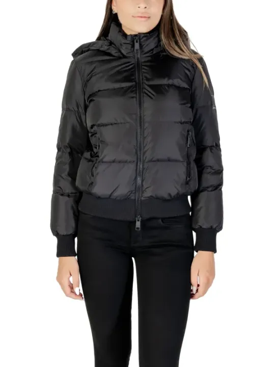 "Armani Exchange Jacken im Sale | Armani Exchange Damenjacke Schwarz mit Kapuze online kaufen"|Planet-Deluxe