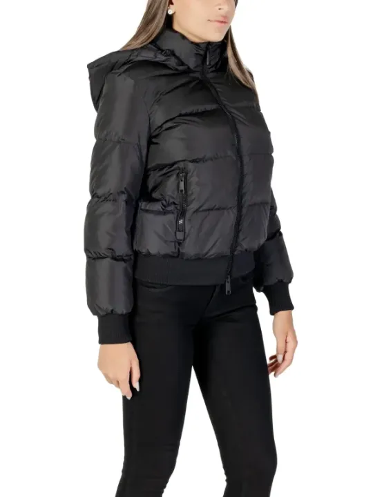 "Armani Exchange Jacken im Sale | Armani Exchange Damenjacke Schwarz mit Kapuze online kaufen"|Planet-Deluxe