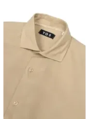 "Yos Hemden im Sale | Yos Herrenhemd Frühling Sommer Beige Baumwolle Leinen online kaufen"|Planet-Deluxe