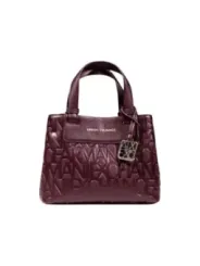 "Armani Exchange Einzelstücke & Seltenheiten im Sale | Armani Exchange Bordeaux Herbsttasche für Damen – Elegante Handtasche mit Schulterriemen, Knopfverschluss & Innentaschen –  online kaufen"|Planet-Deluxe