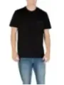 "Armani Exchange T-Shirts im Sale | Armani Exchange Herren TShirt Schwarz Druck Rundhals online kaufen"|Planet-Deluxe
