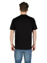 "Armani Exchange T-Shirts im Sale | Armani Exchange Herren TShirt Schwarz Druck Rundhals online kaufen"|Planet-Deluxe