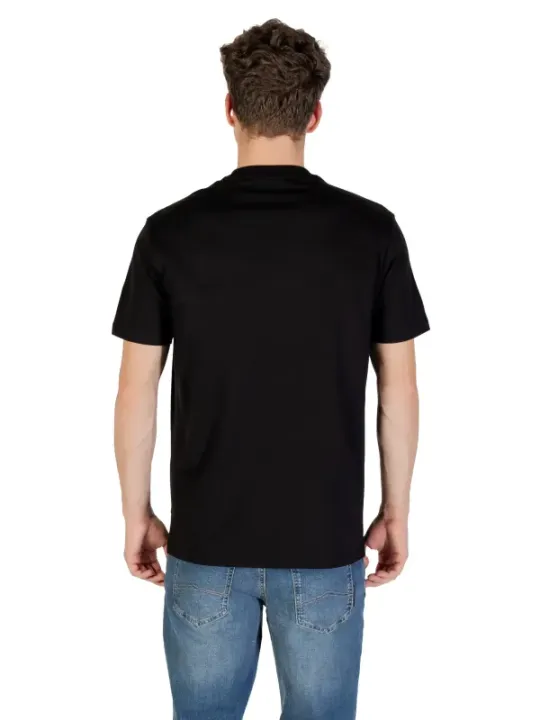 "Armani Exchange T-Shirts im Sale | Armani Exchange Herren TShirt Schwarz Druck Rundhals online kaufen"|Planet-Deluxe