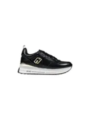 "Liu Jo Sneakers im Sale | Liu Jo Damen-Sneakers - Herbst/Winter Slip-On Schwarz mit Bänder - Sportlich und Elegant - Artikelcode: BF5009P0102 online kaufen"|Planet-Deluxe