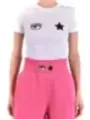 "Chiara Ferragni T-Shirts im Sale | Chiara Ferragni Damen TShirt Frühling Sommer Weiß Druck Kurzarm online kaufen"|Planet-Deluxe