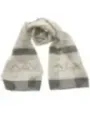 Alviero Martini geometrischer Seidenschal Beige-Grau