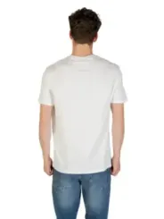 "Armani Exchange T-Shirts im Sale | Armani Exchange Herren T-Shirt Herbst/Winter Weiß Drucken online kaufen"|Planet-Deluxe