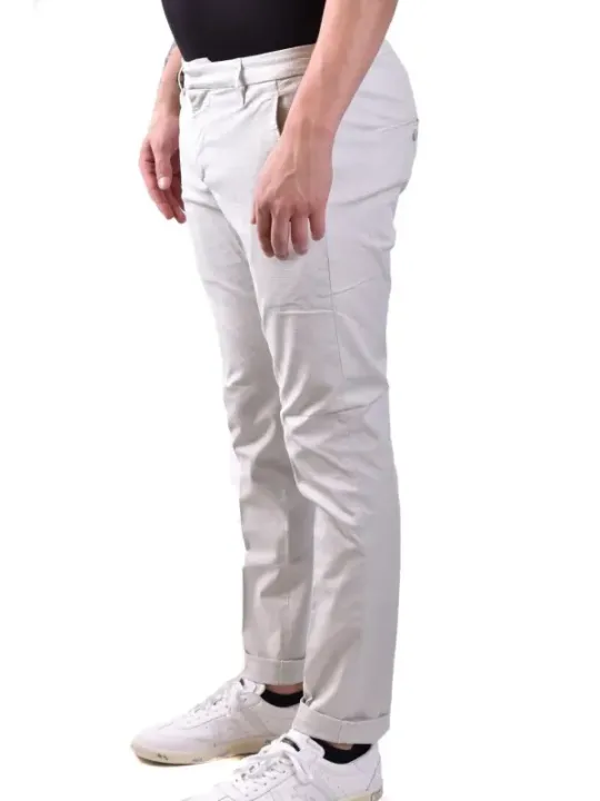 "Dondup Hosen im Sale | Dondup Herren Baumwollhose Grau Frühling Sommer online kaufen"|Planet-Deluxe