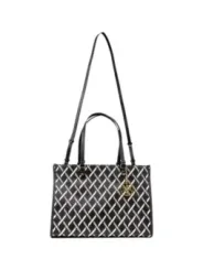 "Armani Exchange Einzelstücke & Seltenheiten im Sale | Armani Exchange Damen Handtasche Schwarz - Herbst/Winter Kollektion - Stilvolle Druckmuster Schultertasche mit Reißverschluss u online kaufen"|Planet-Deluxe