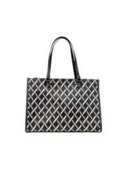 "Armani Exchange Einzelstücke & Seltenheiten im Sale | Armani Exchange Damen Handtasche Schwarz - Herbst/Winter Kollektion - Stilvolle Druckmuster Schultertasche mit Reißverschluss u online kaufen"|Planet-Deluxe