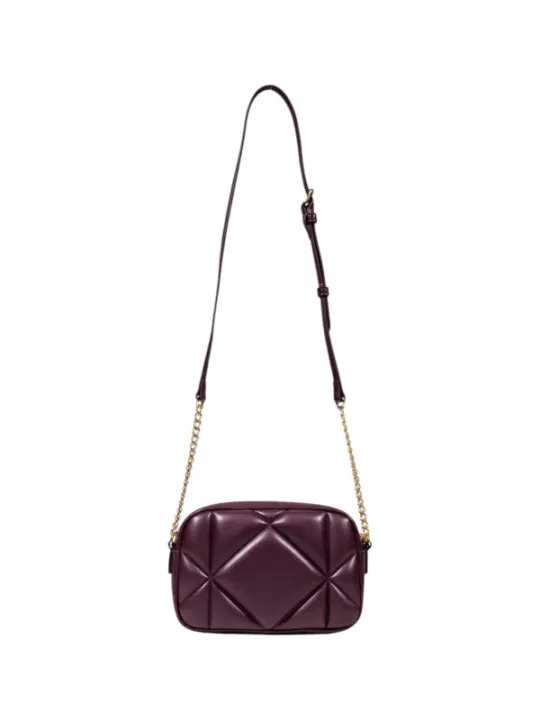 "Love Moschino Einzelstücke & Seltenheiten im Sale | Love Moschino Bordeaux Umhängetasche für Damen - Herbst/Winter Kollektion mit Reißverschluss und Vordertaschen online kaufen"|Planet-Deluxe
