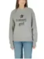 "Tommy Hilfiger Jeans Sweatshirts im Sale | Tommy Hilfiger Jeans Damen Fleece Pullover in Grau mit Druck – Bio-Baumwolle, Herbst/Winter Kollektion online kaufen"|Planet-Deluxe