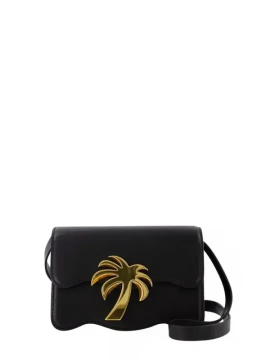 "Palm Angels Einzelstücke & Seltenheiten im Sale | Palm Angels Damen Umhängetasche Schwarz aus Leder - Exklusive Herbst/Winter Kollektion  online kaufen"|Planet-Deluxe