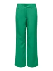 Grüne Hose mit weitem Bein
