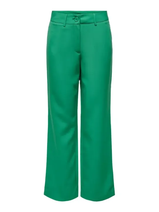 Grüne Hose mit weitem Bein