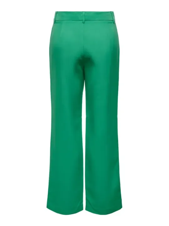 Grüne hochtaillierte weite Hosen
