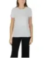 "Armani Exchange T-Shirts im Sale | Armani Exchange Damen Herbst T-Shirt Weiß Druck Kurzarm online kaufen"|Planet-Deluxe