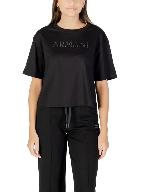 "Armani Exchange T-Shirts im Sale | Armani Exchange Damen T-Shirt Herbst/Winter Schwarz Print online kaufen"|Planet-Deluxe "Armani Exchange T-Shirts im Sale | Armani Exchange Damen T-Shirt Herbst/Winter Schwarz Print online kaufen"|Planet-Deluxe