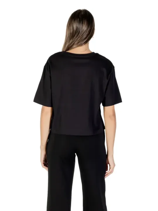"Armani Exchange T-Shirts im Sale | Armani Exchange Damen T-Shirt Herbst/Winter Schwarz Print online kaufen"|Planet-Deluxe