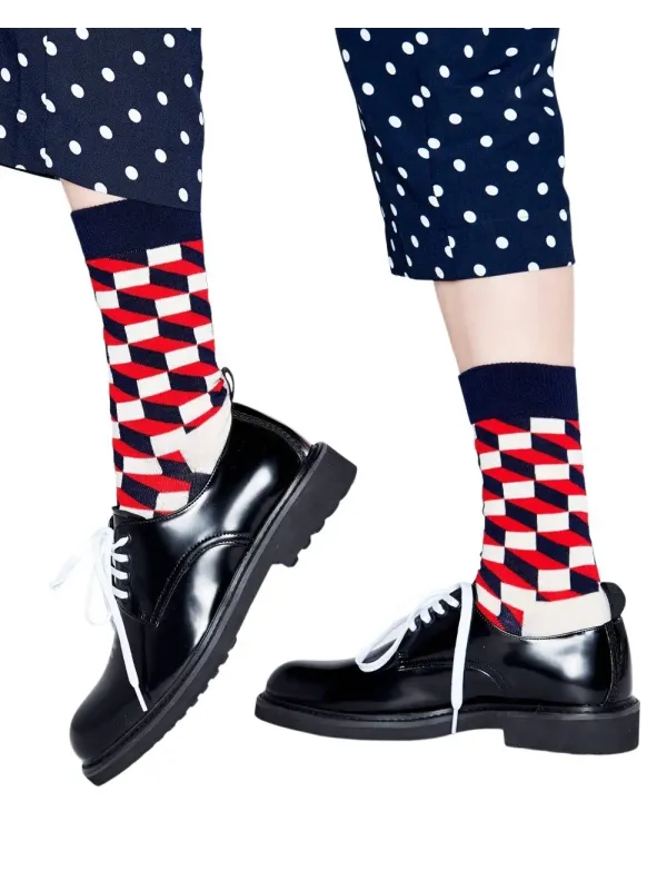 Rot-weiß gestreifte Polka-Dot-Socken Rot-weiß gestreifte Polka-Dot-Socken
