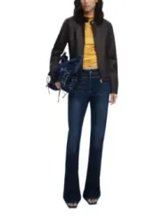 "Desigual Blazer im Sale | Desigual Damen Kostümjacke - Herbst/Winter, Braun, Mit Reißverschluss, Langarm, Vordertaschen | Artikelcode: 25WWEW43 online kaufen"|Planet-Deluxe