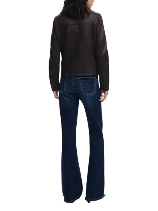 "Desigual Blazer im Sale | Desigual Damen Kostümjacke - Herbst/Winter, Braun, Mit Reißverschluss, Langarm, Vordertaschen | Artikelcode: 25WWEW43 online kaufen"|Planet-Deluxe