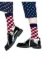 Rote karierte Happy Socks Schuhe