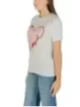 "Desigual T-Shirts im Sale | Desigual Damen T-Shirt Herbst/Winter Weißer Druck Kurzarm online kaufen"|Planet-Deluxe