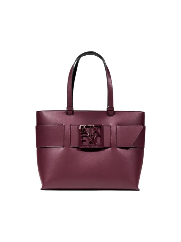 "Armani Exchange Einzelstücke & Seltenheiten im Sale | Armani Exchange Bordeaux Handtasche für Damen – Elegante Herbst/Winter Tasche mit Reißverschluss und Innentaschen, 29x31x15  online kaufen"|Planet-Deluxe