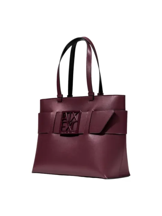 "Armani Exchange Einzelstücke & Seltenheiten im Sale | Armani Exchange Bordeaux Handtasche für Damen – Elegante Herbst/Winter Tasche mit Reißverschluss und Innentaschen, 29x31x15  online kaufen"|Planet-Deluxe