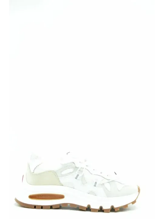 "Dsquared2 Sneakers im Sale | Dsquared2 Damen Sneaker - Weiße Slip-On Ledersneaker für Frühling/Sommer  online kaufen"|Planet-Deluxe