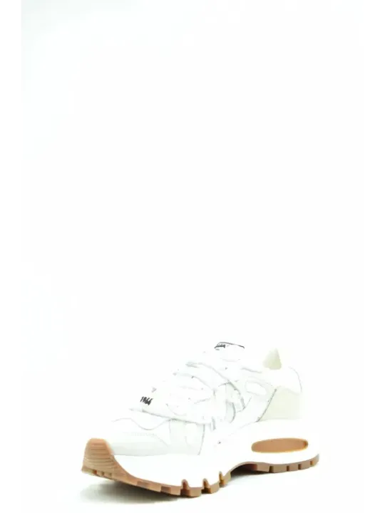 "Dsquared2 Sneakers im Sale | Dsquared2 Damen Sneaker - Weiße Slip-On Ledersneaker für Frühling/Sommer  online kaufen"|Planet-Deluxe
