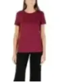 "Armani Exchange T-Shirts im Sale | Armani Exchange Damen TShirt Herbst Bordeaux Strass online kaufen"|Planet-Deluxe