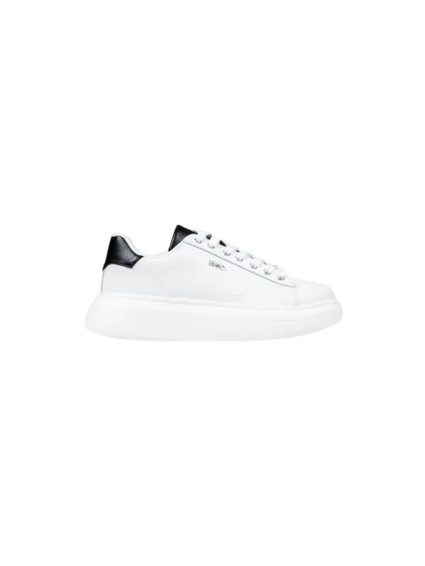 "Liu Jo Sneakers im Sale | Liu Jo Damen-Sneakers Herbst/Winter – Weiße Slip-On Turnschuhe mit Schnürverschluss aus Kunstleder online kaufen"|Planet-Deluxe