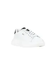 "Liu Jo Sneakers im Sale | Liu Jo Damen-Sneakers Herbst/Winter – Weiße Slip-On Turnschuhe mit Schnürverschluss aus Kunstleder online kaufen"|Planet-Deluxe