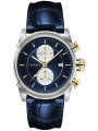 Edler Versace Herren Chronograph Blau