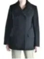 "Alexander Wang Mäntel im Sale | Alexander Wang Damen Wollmantel Schwarz - Eleganter Herbst/Winter Mantel mit Knopfverschluss und Vordertaschen online kaufen"|Planet-Deluxe