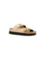 "Birkenstock Pantoletten im Sale | Birkenstock Damen Pantoletten Beige - Herbst/Winter Kollektion 1028379 - Bequeme Gummisohle, 100% Synthetisch online kaufen"|Planet-Deluxe