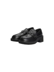 "Tommy Hilfiger Jeans Mokassins im Sale | Tommy Hilfiger Damen Mokassins - Elegante Schwarze Leder-Mokassins für Herbst/Winter mit Gummisohle, Artikelcode: EN0EN02789 online kaufen"|Planet-Deluxe